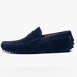 NEW REPUBLIC Monaco Suede Drivers. Navy Blue – Men’s 7.5 (fits women’s 9–9.5)